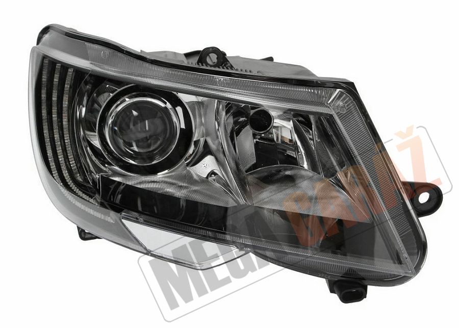Faro Fanale Proiettore Anteriore Sinistro NISSAN PATHFINDER E NAVARA 2010 2014 Alogeno H4 - Foto 6